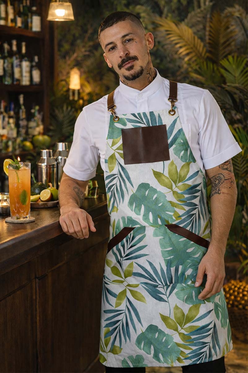 uniforme profesional de gama alta para coctelería