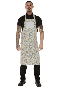 Professional unisex wheat-pattern apron