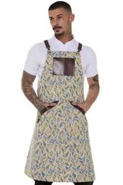 Tasche einer farbigen Unisex-Arbeitsschürze