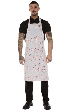 grembiule floreale professionale unisex