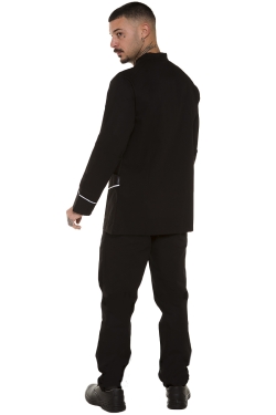 Back of the professional barber shop tunic