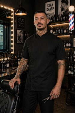 uniforme profesional técnico de barbería