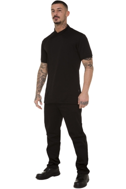 Professional barber shop jacket fit