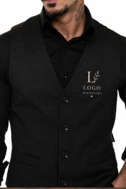Gilet professionnel personnalisé avec un logo