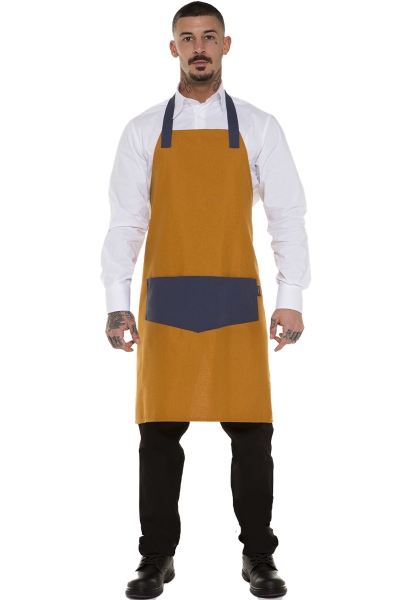 Professionelle orange Unisex-Schürze 2