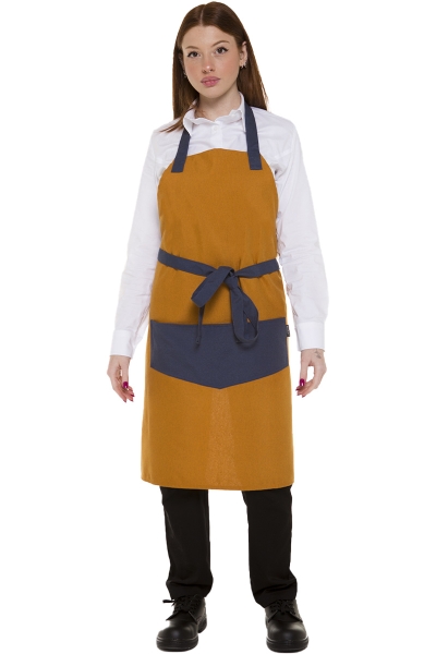 delantal profesional naranja unisex