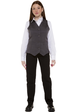 Elegante graue Damen-Berufsweste