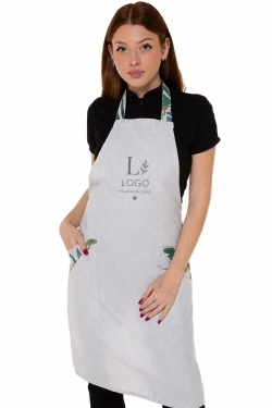 grembiule professionale personalizzato con logo ricamato